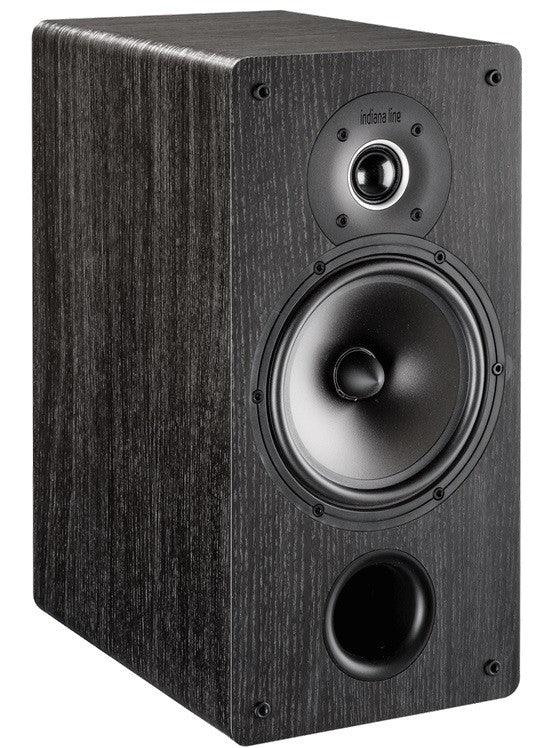INDIANA LINE TESI 261 N diffusori da scafale vinile rovere nero (COPPIA) - TechSoundSystem.com