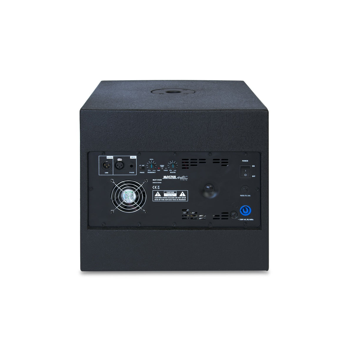 Master Audio MAT12SUB Subwoofer amplificato 12" (300mm) 8 ohm 300W RMS *SCONFEZIONATO* - TechSoundSystem.com