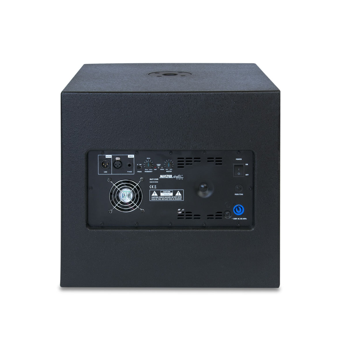 Master Audio MAT15SUB Subwoofer amplificato 15" (380mm) 8 ohm 400W RMS - TechSoundSystem.com