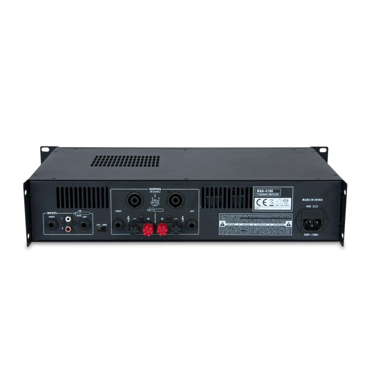Master Audio MQA4100 Amplificatore professionale 2 canali 350W RMS - TechSoundSystem.com