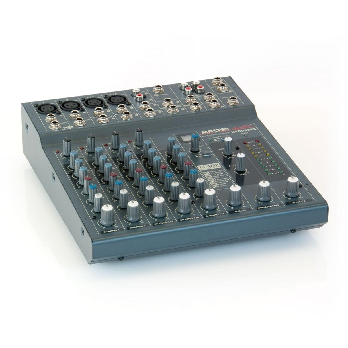 Master Audio USB082FX mixer compatto con 100 effetti e porta USB - TechSoundSystem.com