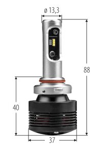 Fari LED H12 abbaglianti / anabbaglianti Phonocar 07506 (COPPIA) - TechSoundSystem.com