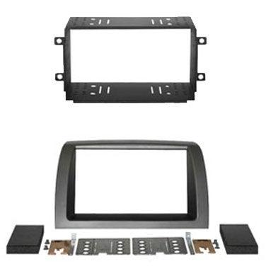 Kit fissaggio per autoradio 2 DIN Lancia Ypsilon 03-11 colore antracite - TechSoundSystem.com