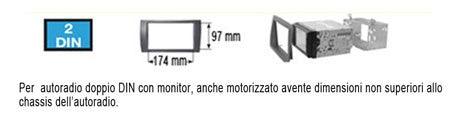 Phonocar 03631 Mascherina 2 Din per Jeep Grand Cherokee 12-13 colore nero - TechSoundSystem.com