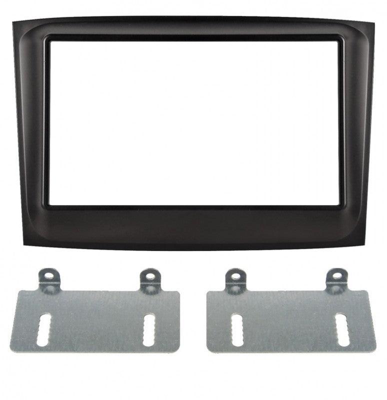 Phonocar 03712 Mascherina 2 Din per Fiat Doblo 15- Opel Combo 15- colore nero lucido - TechSoundSystem.com