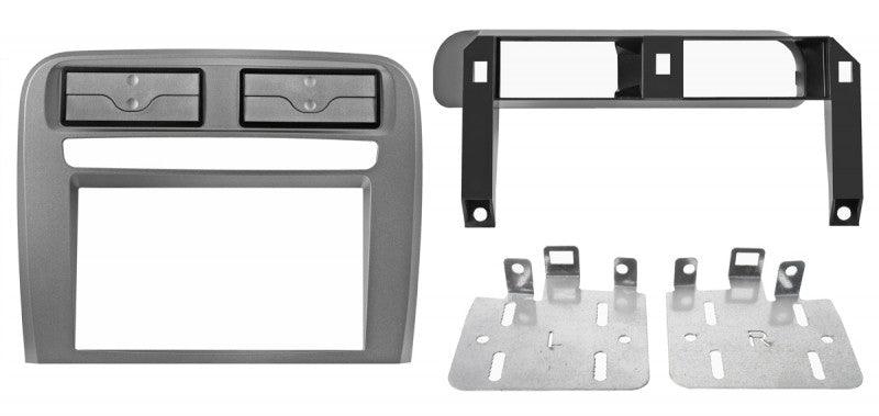 Phonocar 03718 Mascherina 2 Din per Fiat Punto 04-12 colore grigio - TechSoundSystem.com