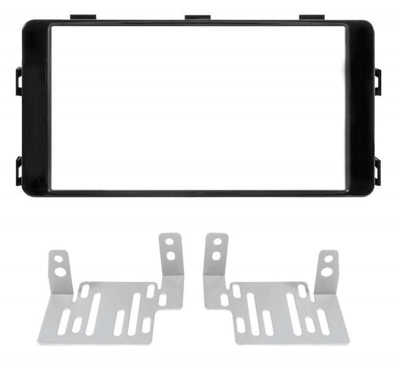 Phonocar 03728 Mascherina 2 Din per Mitsubishi Pajero 15- colore nero - TechSoundSystem.com