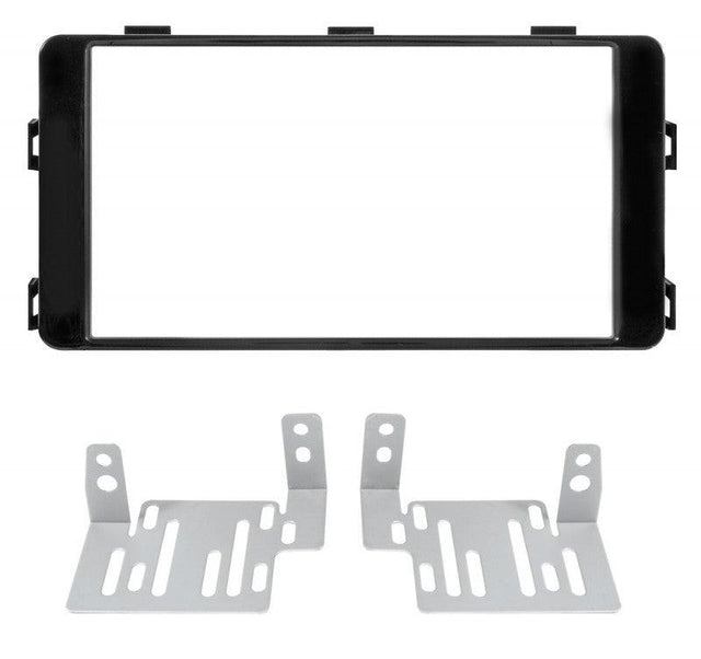 Phonocar 03728 Mascherina 2 Din per Mitsubishi Pajero 15- colore nero - TechSoundSystem.com
