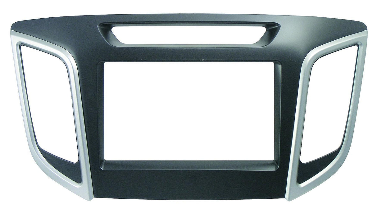 Phonocar 03744 Mascherina 2 Din per Hyundai ix25 14- Creta 14- colore nero/grigio - TechSoundSystem.com