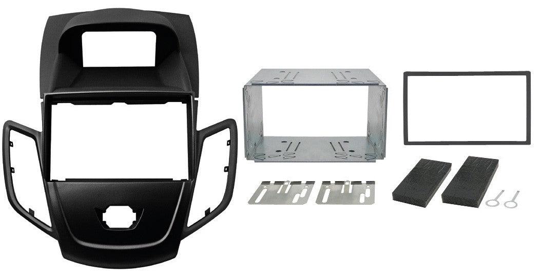 Phonocar 03746 Mascherina 2 Din per Ford Fiesta 08- colore nero lucido - TechSoundSystem.com