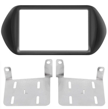 Phonocar 03747 Mascherina 2 Din per Fiat Tipo 16- colore nero lucido - TechSoundSystem.com
