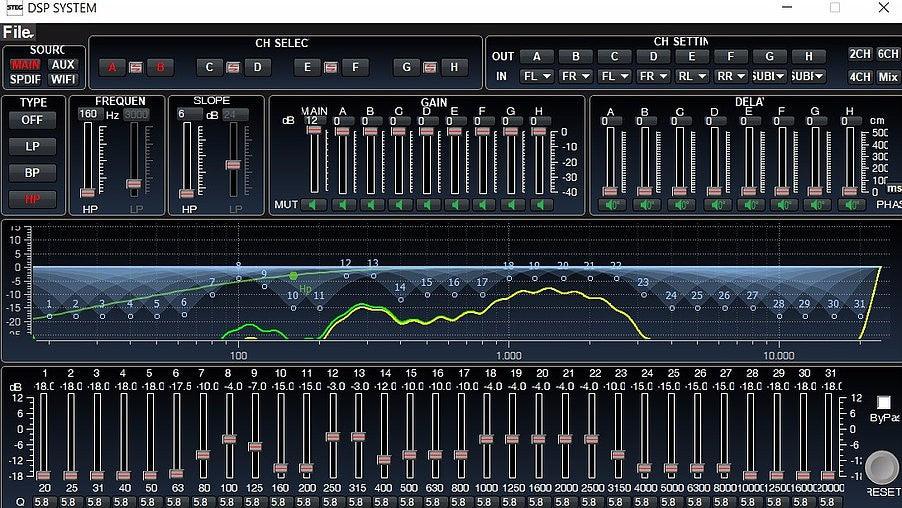 STEG DSP 68 Processore Digitale 8 CANALI CON RUX PROFESSIONALE - TechSoundSystem.com
