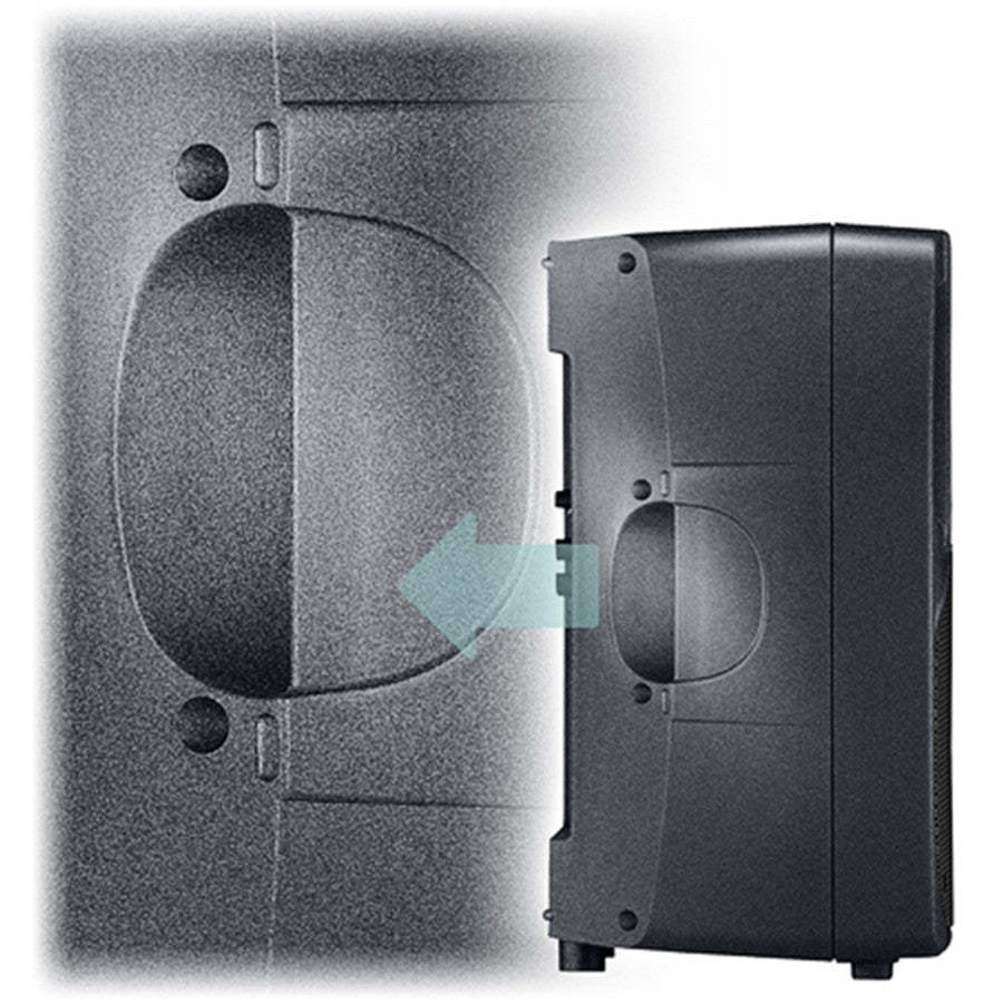 MONTARBO NM250A Cassa acustica ATTIVA woofer da 8" biamplificata, 250 Watts - TechSoundSystem.com