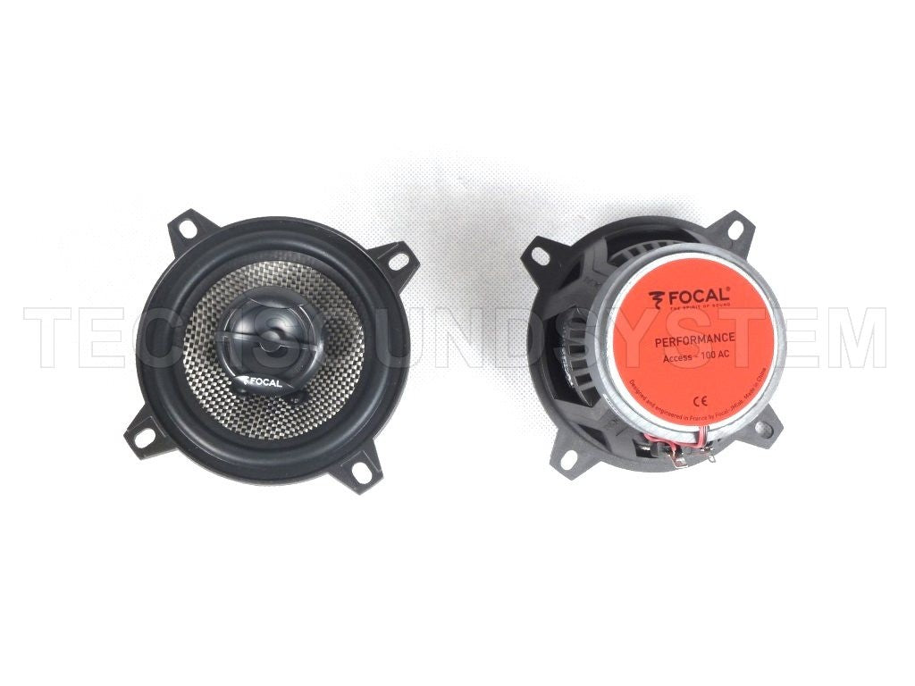 Focal 100AC Altoparlanti coassiali a 2 vie da 10 cm (4") 80W COPPIA - TechSoundSystem.com