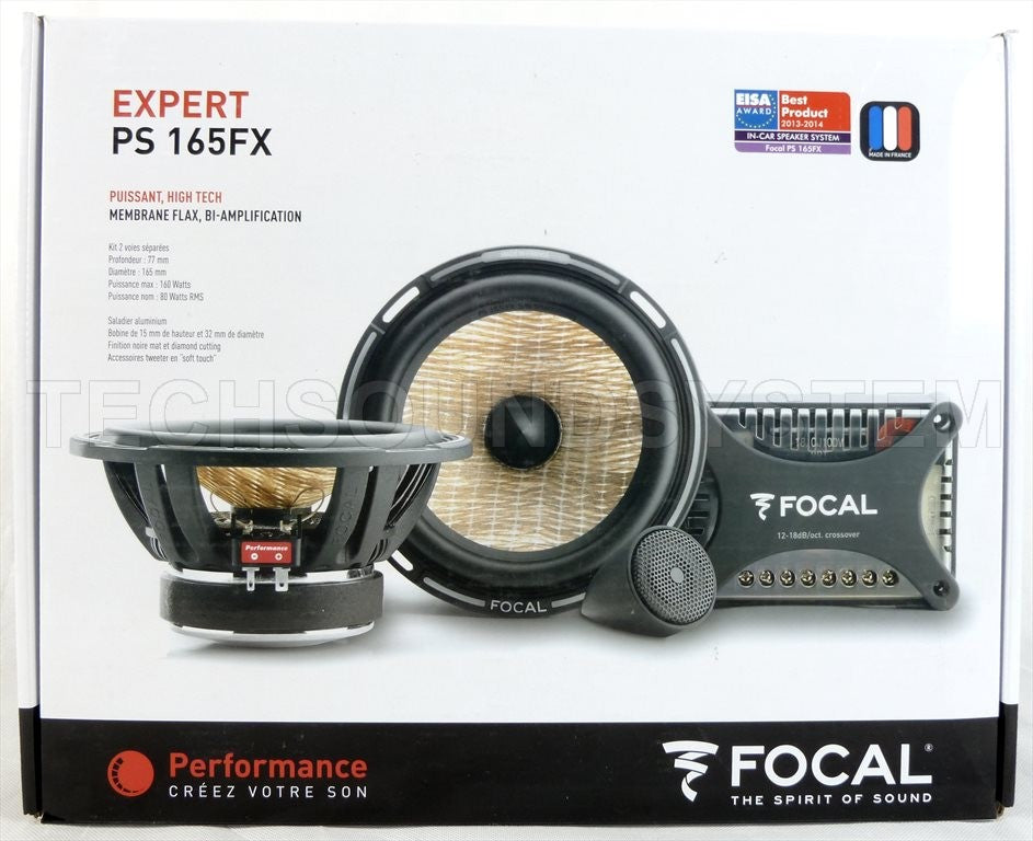 Focal PS165FX Kit altoparlanti a 2 vie separate 16,5 cm (6.5") 160W - TechSoundSystem.com