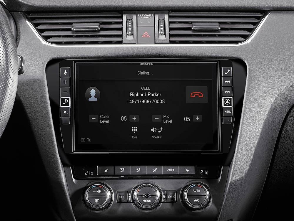 Alpine i902D-OC3 Media Station 9'' per Skoda Octavia 3 Type 5E 2012- con Android Auto e CarPlay - TechSoundSystem.com