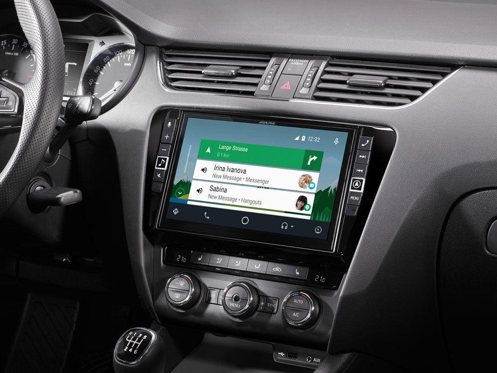 Alpine i902D-OC3 Media Station 9'' per Skoda Octavia 3 Type 5E 2012- con Android Auto e CarPlay - TechSoundSystem.com
