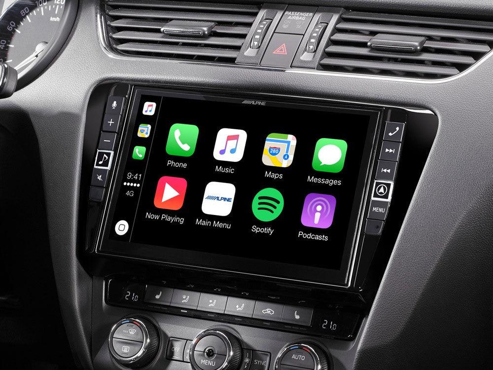 Alpine i902D-OC3 Media Station 9'' per Skoda Octavia 3 Type 5E 2012- con Android Auto e CarPlay - TechSoundSystem.com