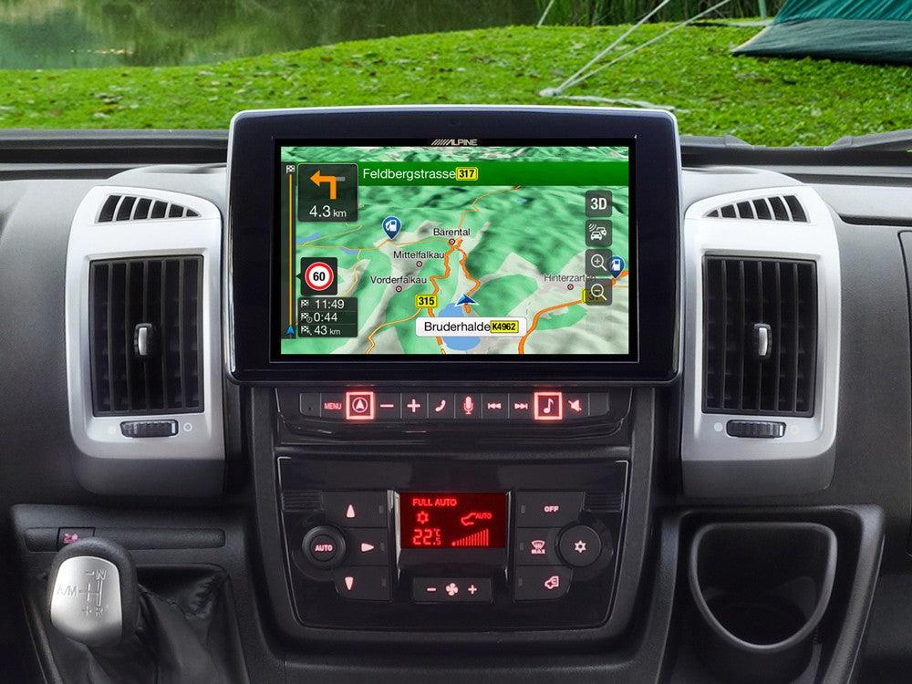 Alpine X902D-DU Media Station 9'' per Ducato, Jumper, Boxer con GPS, Android Auto e App CarPlay - TechSoundSystem.com