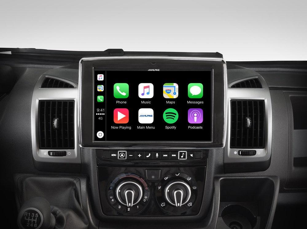 Alpine i902D-DU Media Station 9'' per Ducato/Jumper/Boxer con, Android Auto e App CarPlay - TechSoundSystem.com
