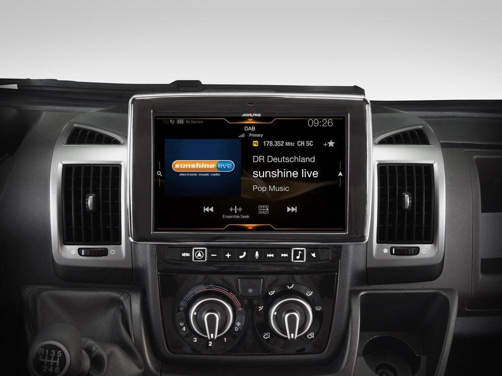 Alpine i902D-DU Media Station 9'' per Ducato/Jumper/Boxer con, Android Auto e App CarPlay - TechSoundSystem.com