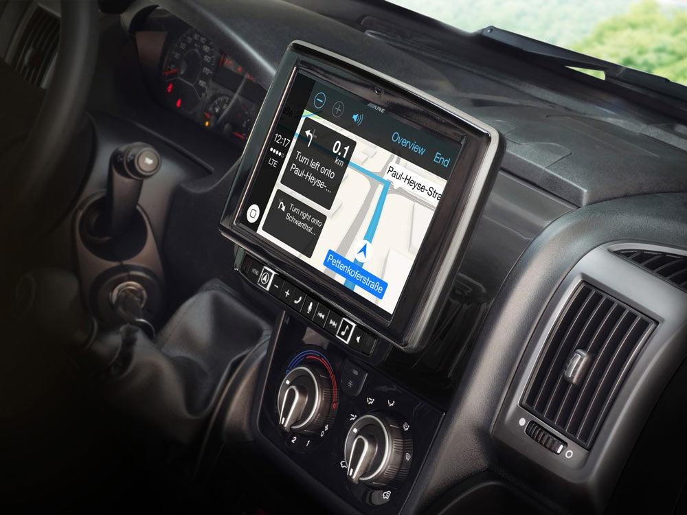 Alpine i902D-DU Media Station 9'' per Ducato/Jumper/Boxer con, Android Auto e App CarPlay - TechSoundSystem.com
