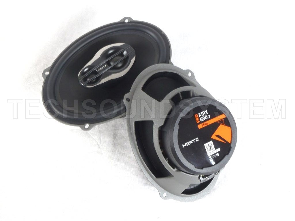 HERTZ MPX690.3 MILLE PRO *SCONTO 3% IN CASSA* 6X9" KIT 3 VIE 3WAY COAXIAL SPEAKERS 130W RMS - TechSoundSystem.com