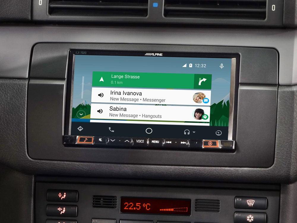 Alpine iLX-702E46 Media Station 7'' per BMW S3 E46 con Android Auto, App CarPlay e Bluetooth - TechSoundSystem.com