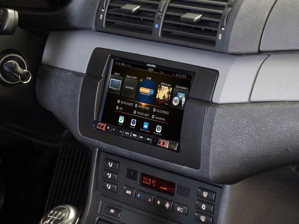 Alpine iLX-702E46 Media Station 7'' per BMW S3 E46 con Android Auto, App CarPlay e Bluetooth - TechSoundSystem.com
