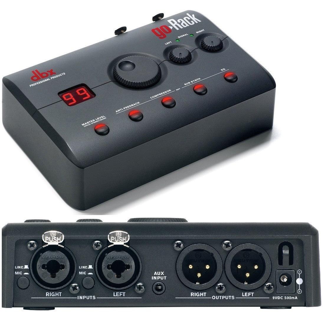 DBX GORACK ANTIFEEDBACK COMPRESSORE SUBARMONICO EQUALIZZATORE