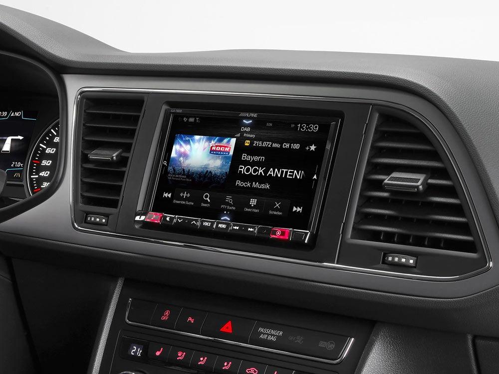 Alpine iLX-702LEON Media Station 7'' per Seat Leon con Android Auto, App CarPlay e Bluetooth - TechSoundSystem.com