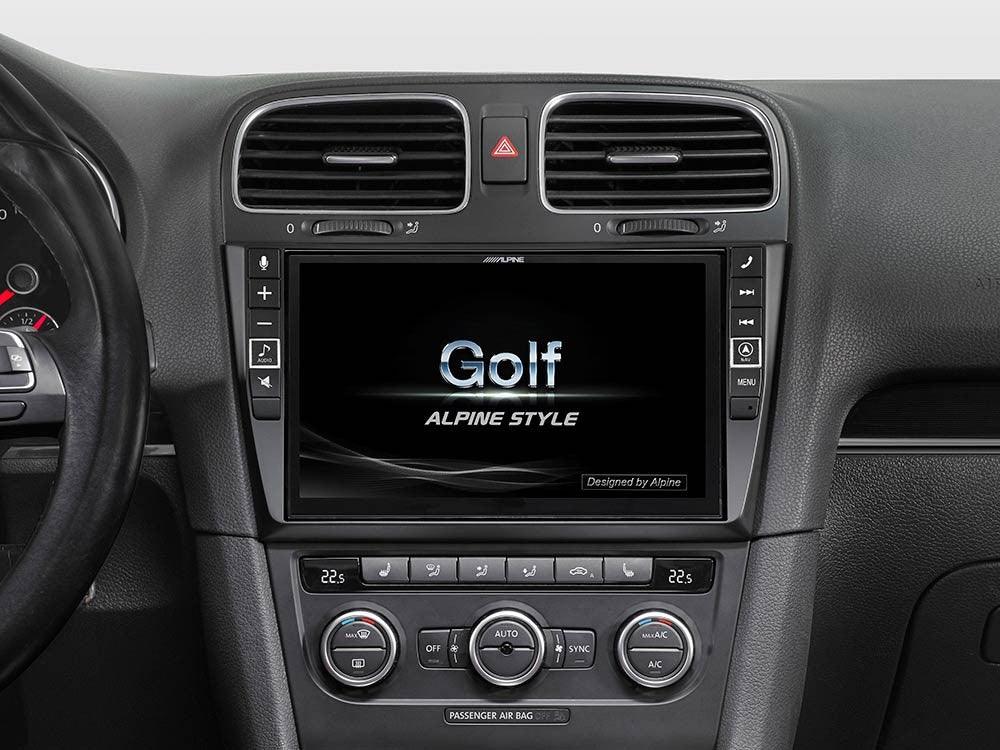 Alpine X902D-G6 Media Station 9'' per VW Golf 6 con Navi, Bluetooth, Android Auto e App CarPlay - TechSoundSystem.com