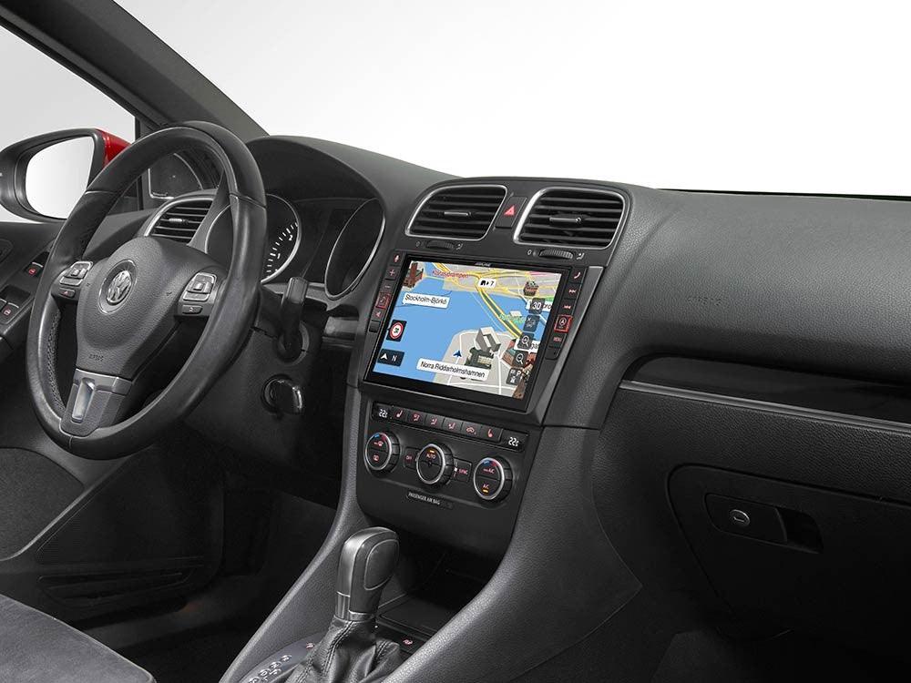 Alpine X902D-G6 Media Station 9'' per VW Golf 6 con Navi, Bluetooth, Android Auto e App CarPlay - TechSoundSystem.com