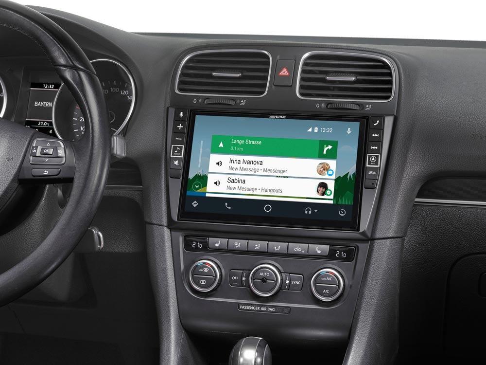 Alpine X902D-G6 Media Station 9'' per VW Golf 6 con Navi, Bluetooth, Android Auto e App CarPlay - TechSoundSystem.com