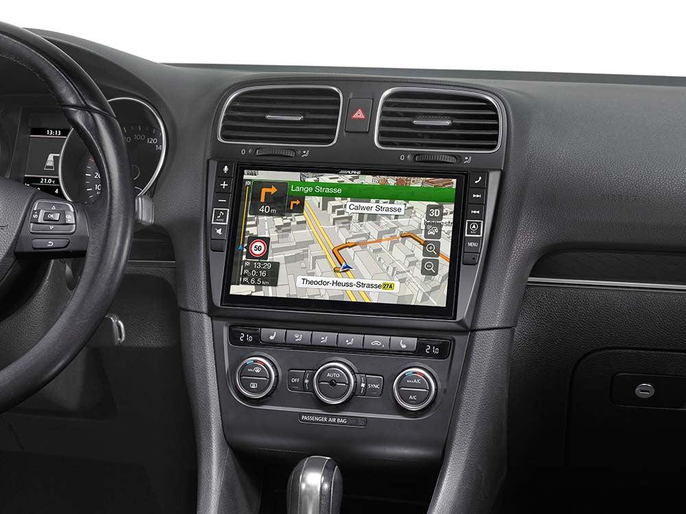 Alpine X902D-G6 Media Station 9'' per VW Golf 6 con Navi, Bluetooth, Android Auto e App CarPlay - TechSoundSystem.com