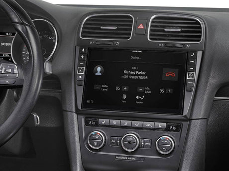 Alpine i902D-G6 Media Station 9'' per VW Golf 6 con Bluetooth, Android Auto e App CarPlay - TechSoundSystem.com