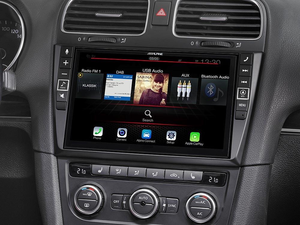 Alpine i902D-G6 Media Station 9'' per VW Golf 6 con Bluetooth, Android Auto e App CarPlay - TechSoundSystem.com