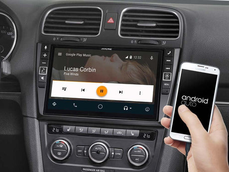 Alpine i902D-G6 Media Station 9'' per VW Golf 6 con Bluetooth, Android Auto e App CarPlay - TechSoundSystem.com