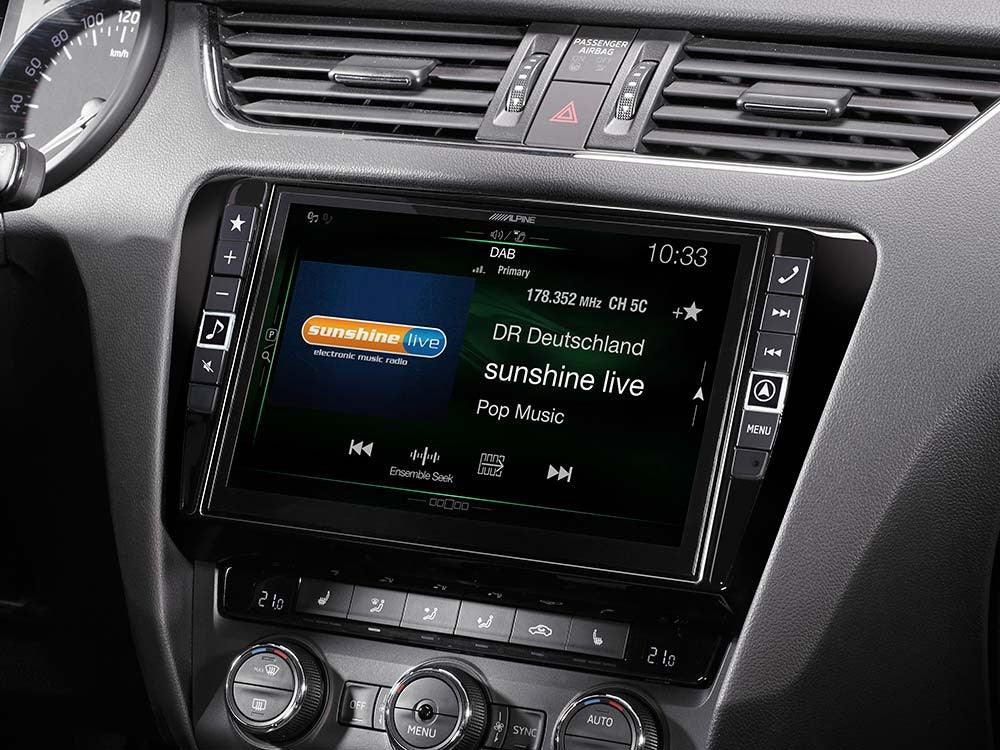 Alpine X901D-OC3 Media Station 9'' per Skoda Octavia 3 2012- con Navi, Bluetooth, Android Auto e App CarPlay - TechSoundSystem.com