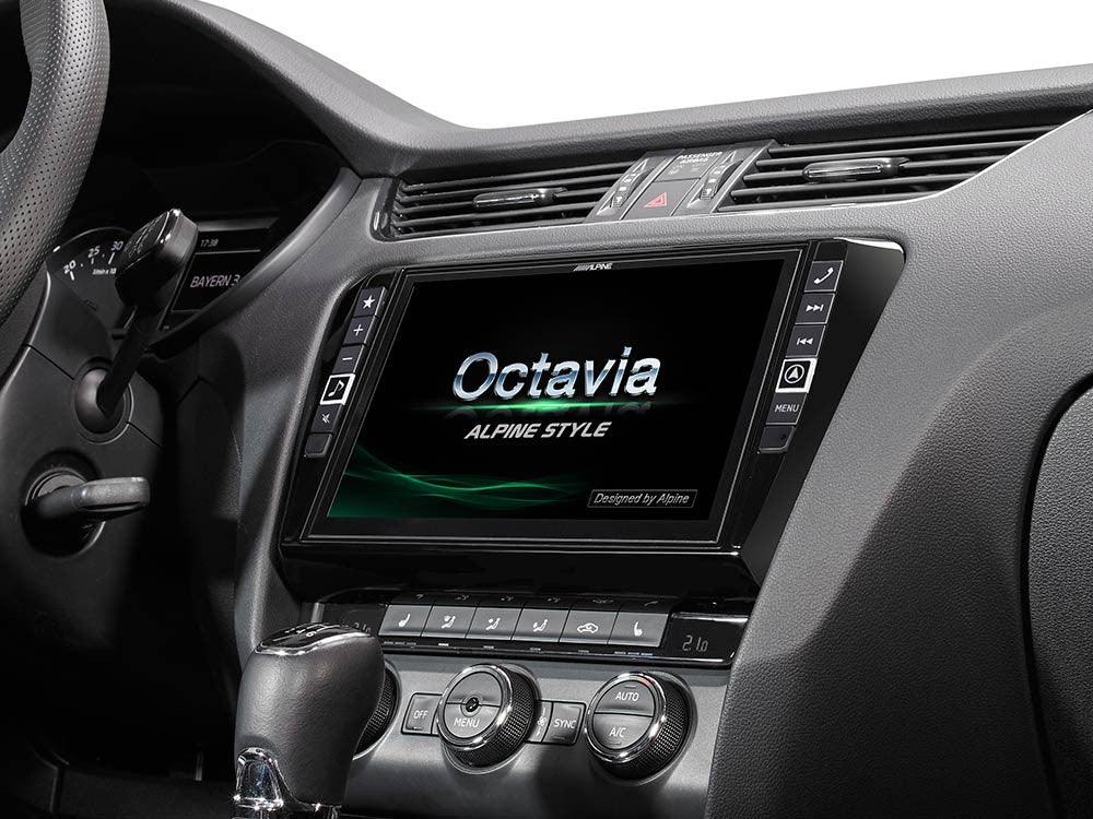 Alpine X901D-OC3 Media Station 9'' per Skoda Octavia 3 2012- con Navi, Bluetooth, Android Auto e App CarPlay - TechSoundSystem.com