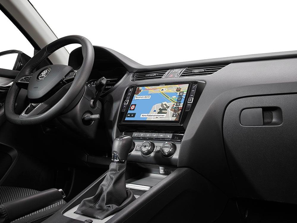 Alpine X901D-OC3 Media Station 9'' per Skoda Octavia 3 2012- con Navi, Bluetooth, Android Auto e App CarPlay - TechSoundSystem.com