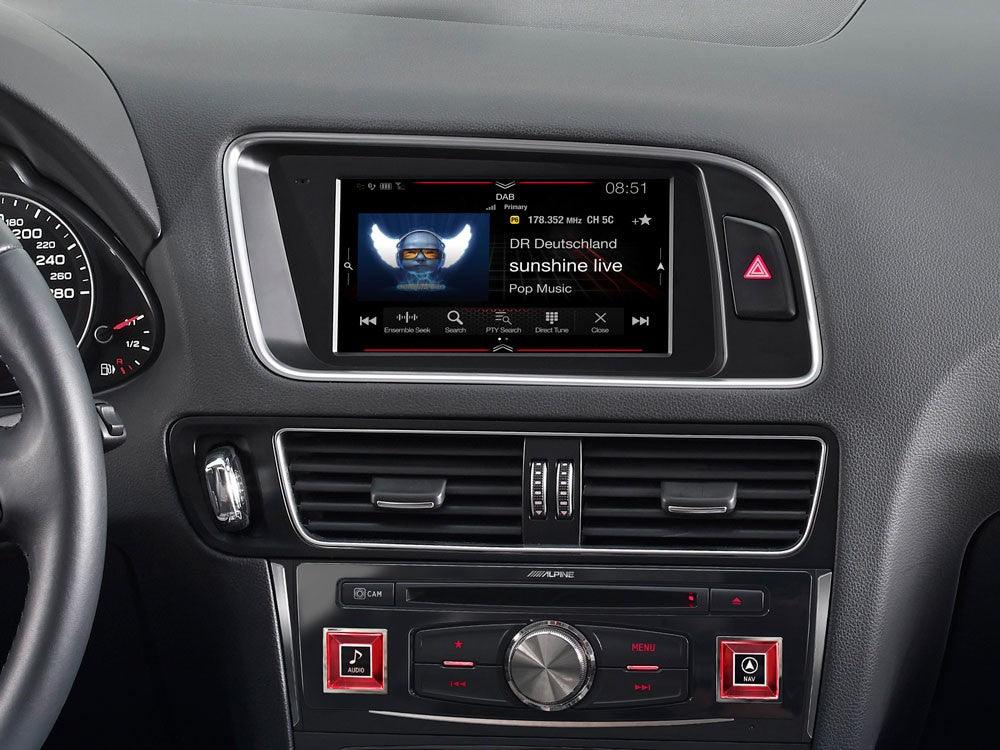 Alpine X702D-Q5 Media Station 7'' per Audi Q5 con Navi, Bluetooth, Android Auto e App CarPlay - TechSoundSystem.com