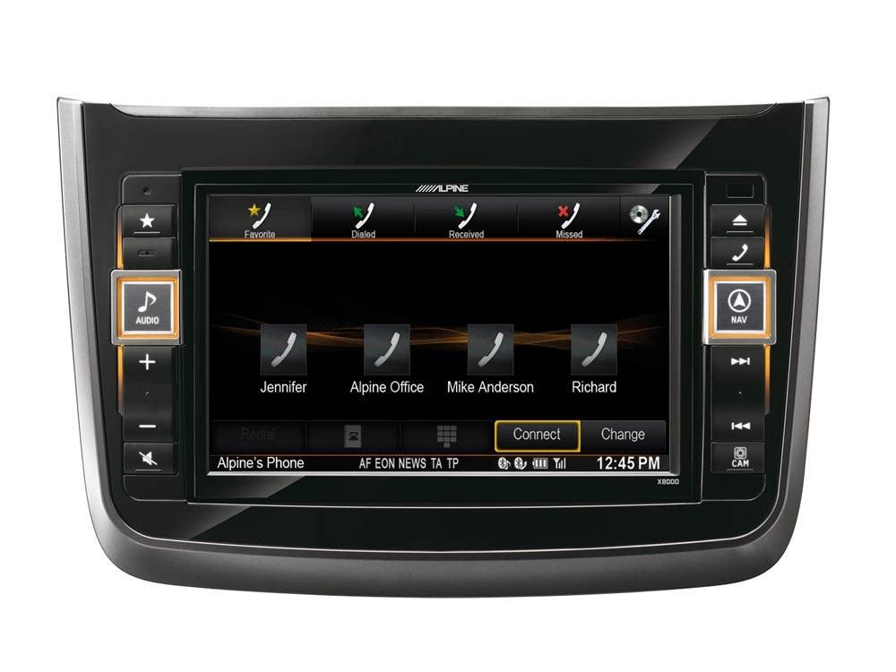 Alpine X800D-V Media Station 2 DIN Vito (V639) e Viano (W639) , GPS, DAB - TechSoundSystem.com