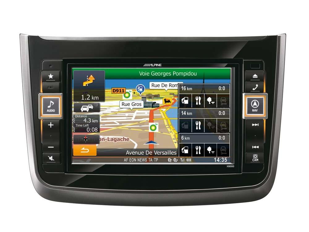 Alpine X800D-V Media Station 2 DIN Vito (V639) e Viano (W639) , GPS, DAB - TechSoundSystem.com