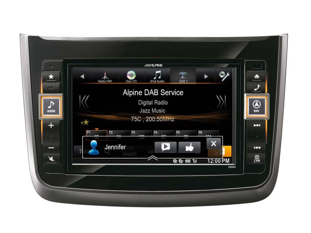 Alpine X800D-V Media Station 2 DIN Vito (V639) e Viano (W639) , GPS, DAB - TechSoundSystem.com