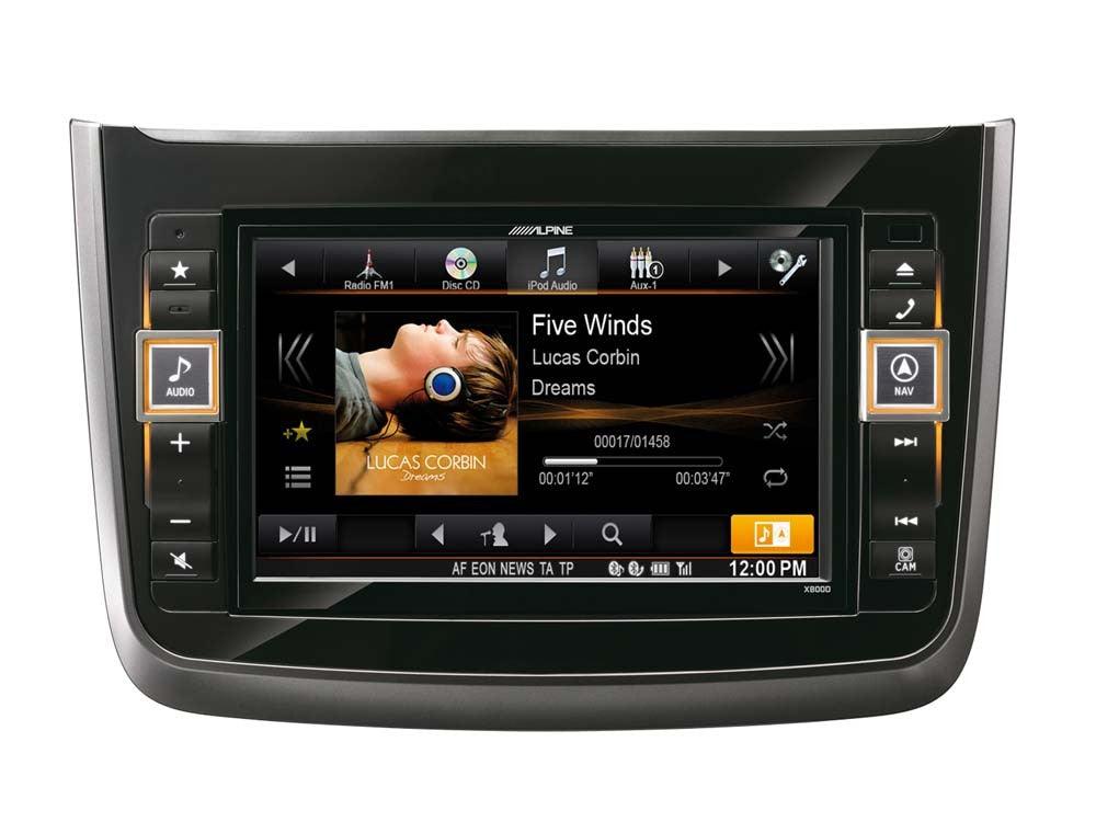 Alpine X800D-V Media Station 2 DIN Vito (V639) e Viano (W639) , GPS, DAB - TechSoundSystem.com