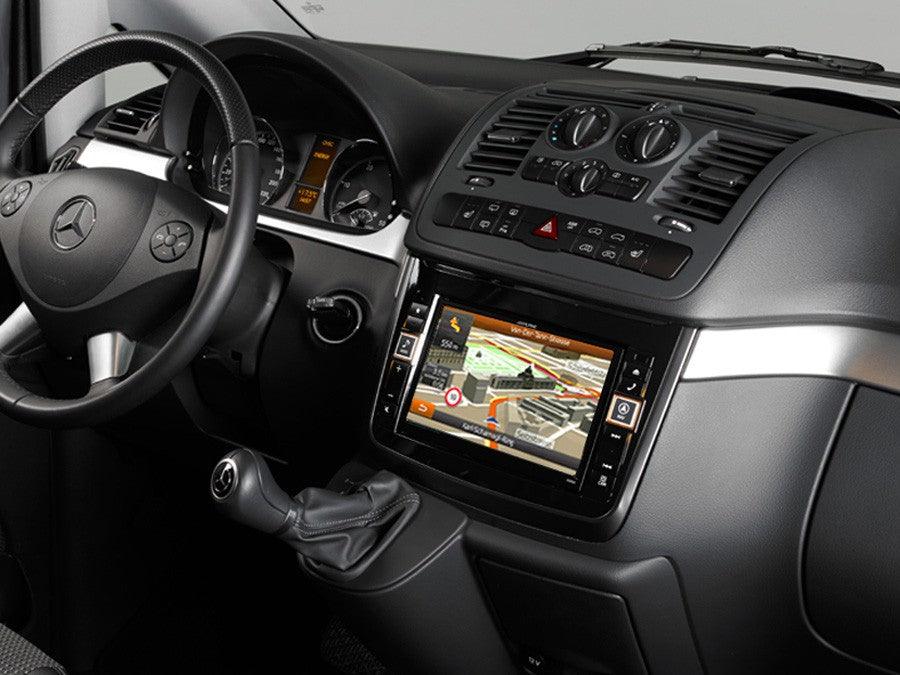 Alpine X800D-V Media Station 2 DIN Vito (V639) e Viano (W639) , GPS, DAB - TechSoundSystem.com
