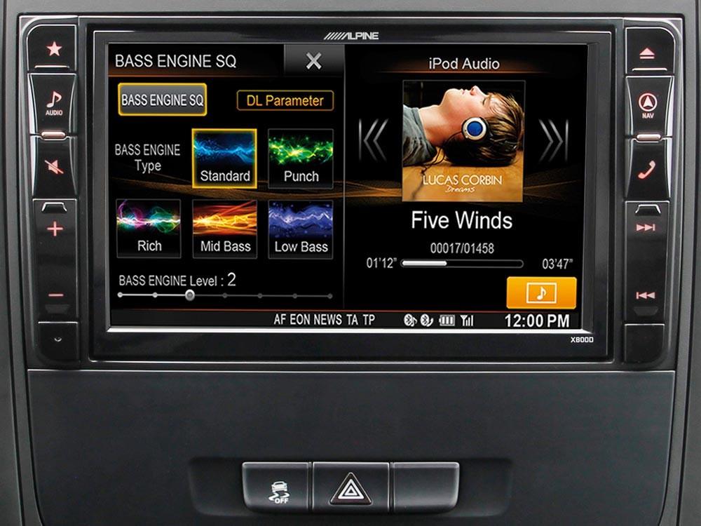 Alpine X800D-V447 Media Station 2 Din 8'' per Mercedes Vito con Navi, Bluetooth, DAB e HDMI - TechSoundSystem.com