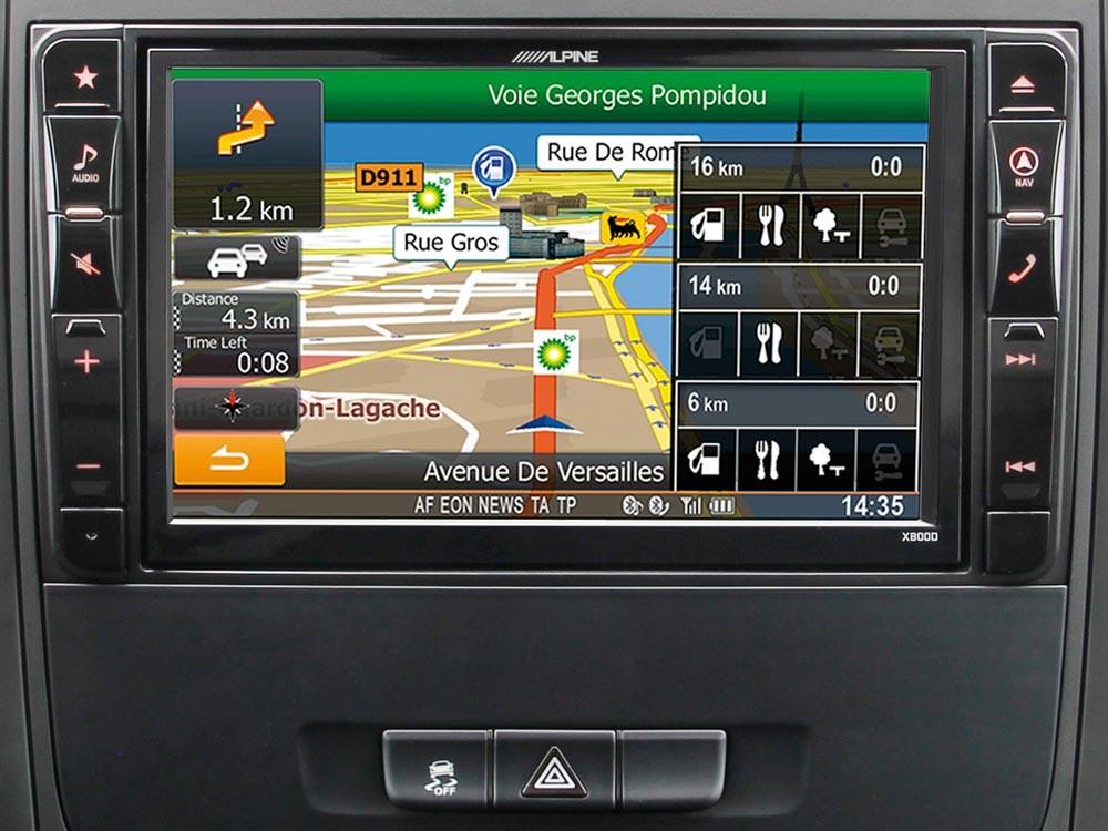 Alpine X800D-V447 Media Station 2 Din 8'' per Mercedes Vito con Navi, Bluetooth, DAB e HDMI - TechSoundSystem.com