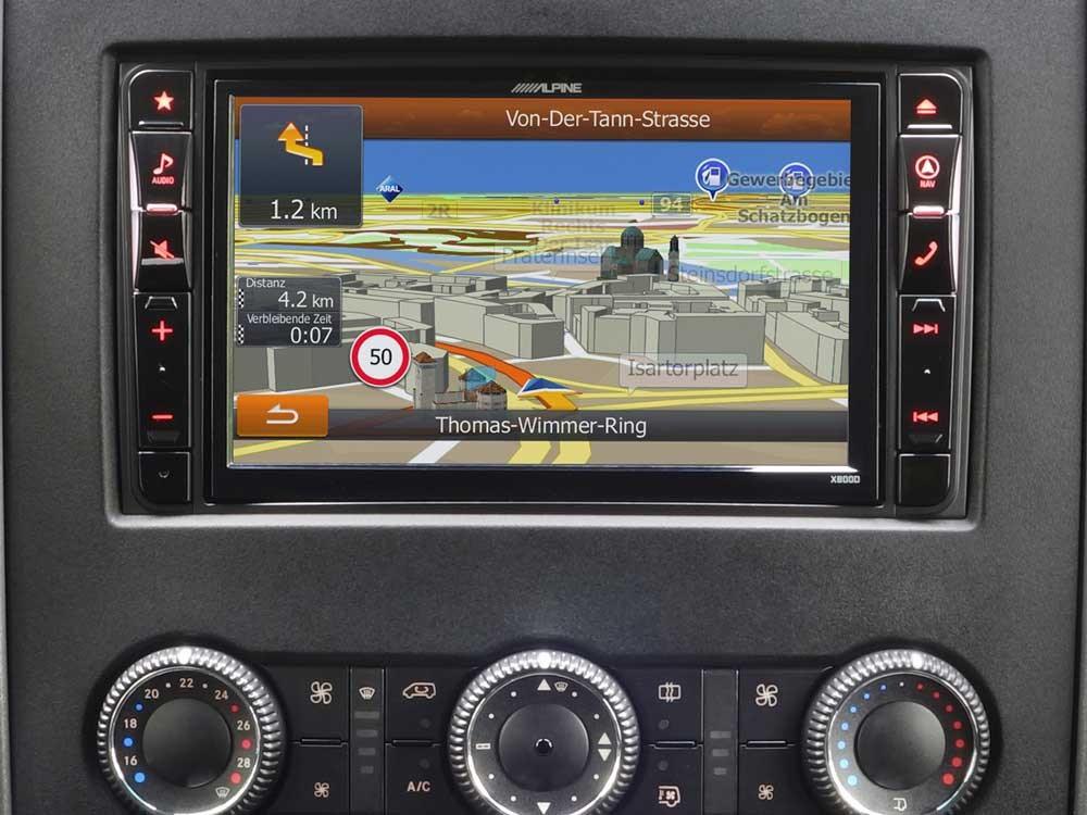 Alpine X800D-S906 Media Station 2 Din 8'' per Mercedes Sprinter con Navi, Bluetooth, DAB e HDMI - TechSoundSystem.com